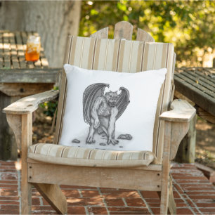 Cojín De Exterior Golem Gargoyle