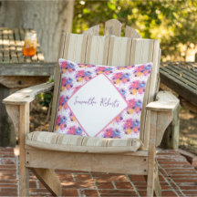 Graduation Fireworks Pattern with Tossed Caps