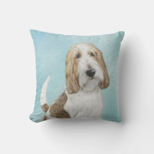 Cojín De Exterior Gran Basset Griffon Vendeen - Arte Perro Original