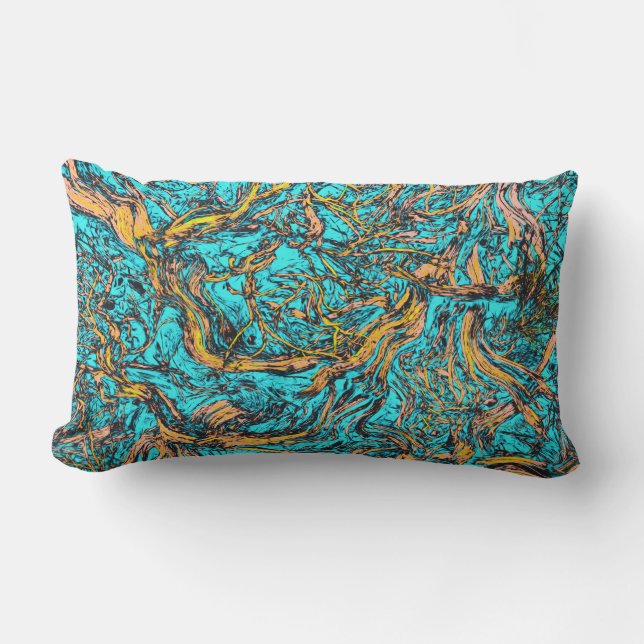 Cojín De Exterior GUAY Resumen de arte (Anverso)