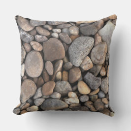 Cojín De Exterior Guijarros y modelo de las piedras