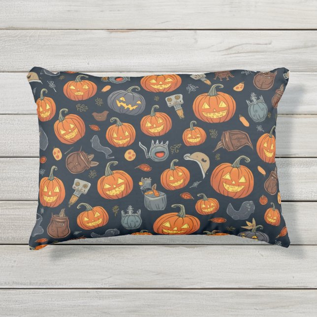 Cojín De Exterior Halloween Baguette Cushion (Anverso)