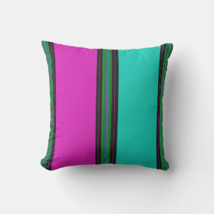 Cojín De Exterior HAMbyWG - Pillow al aire libre de 16" rosa/negro/g