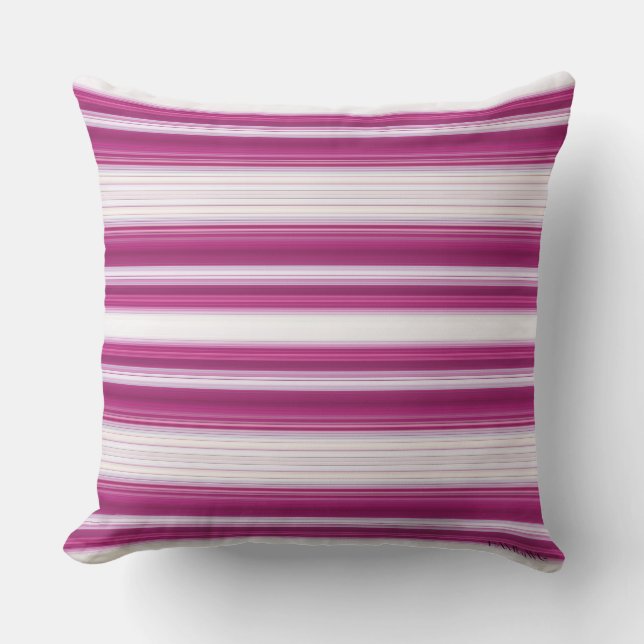 Cojín De Exterior HAMbyWG - Pillow - Gradiente blanco magenta (Anverso)