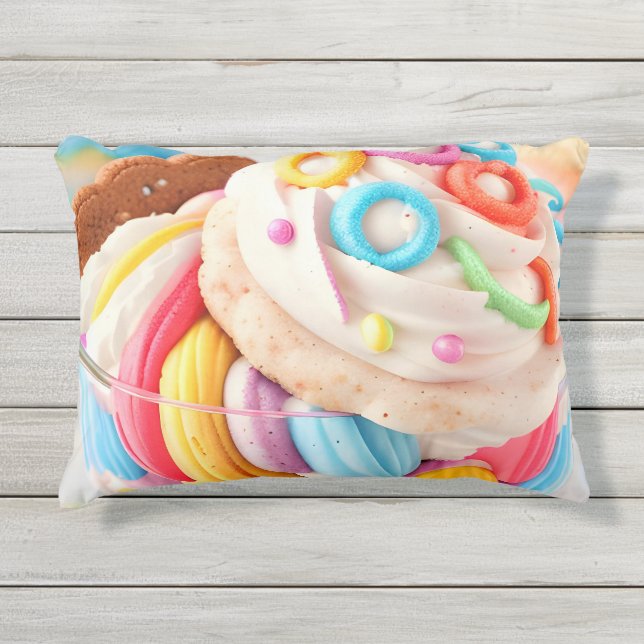 Cojín De Exterior Helado cinco (Anverso)