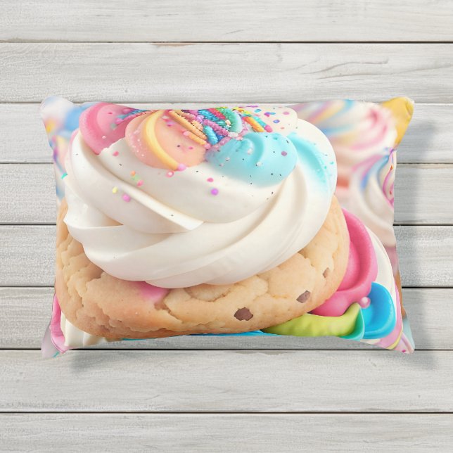 Cojín De Exterior Helado siete (Anverso)