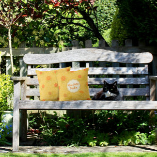 Cojín De Exterior Hermoso jardín de maceta amarillo Mon Petit Jardin