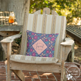 Cojín De Exterior "Hogar, dulce hogar"