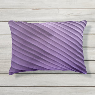 Cojín De Exterior Hoja Morado Diagonal