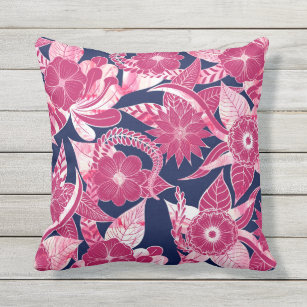 Cojines Pintura Acrílico Flores | Zazzle.es