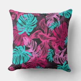 Cojín De Exterior Hojas tropicales