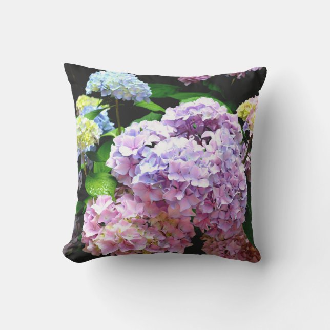 Cojín De Exterior Hydrangea Garden (Anverso)