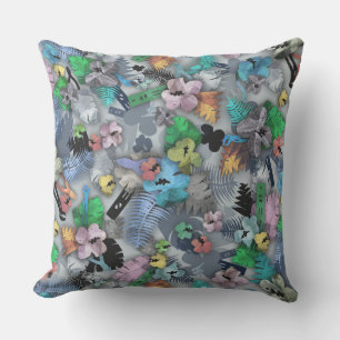 Cojín De Exterior Impresión tropical hawaiana para electricistas