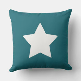 Cojín De Exterior Initials colorful summer vibrant blue minimalist