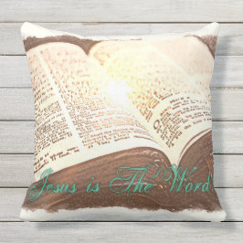 Cojín De Exterior ¡Jesús es la Palabra!