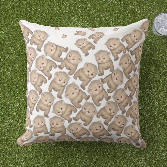 Cojín De Exterior Kitten Toy (Césped)