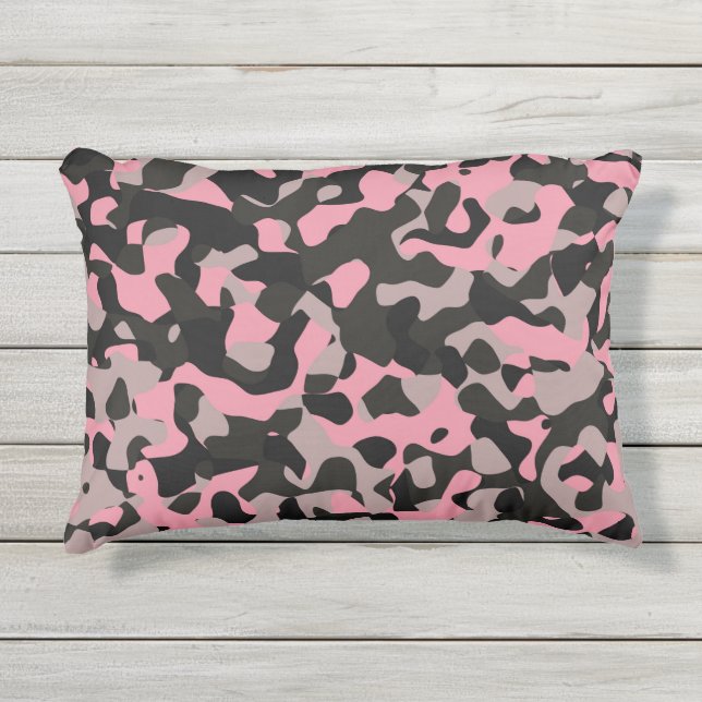 Cojín De Exterior Kitty Camo (Anverso)