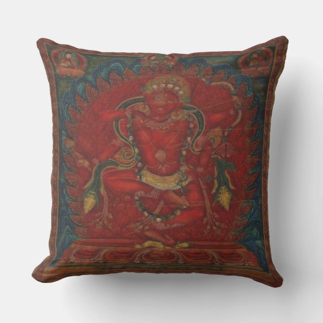 Cojín De Exterior Kurukulla del budismo tibetano (Anverso)