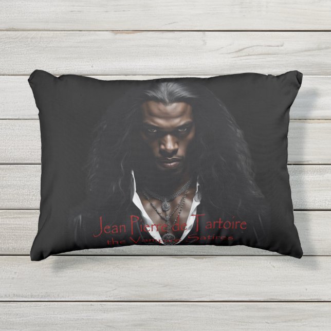 Cojín De Exterior Las sátiras de vampiros cubren el arte (Anverso)