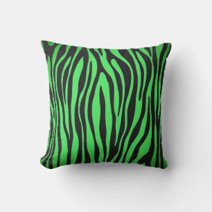 Cojín De Exterior Lime Green Zebra