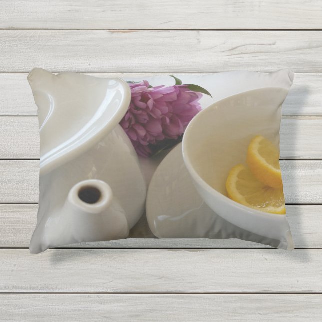 Cojín De Exterior listo para el té (Anverso)