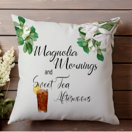 Cojín De Exterior Magnolia Mornings Dulce Tea Tarde Sur