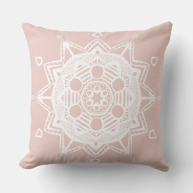 Cojín De Exterior Mallow Mandala (Anverso)
