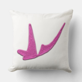 Cojín De Exterior Mariposa rosada resplandeciente