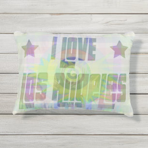 Cojín De Exterior ME ENCANTA Los Ángeles El Hermoso Pastel Pillow