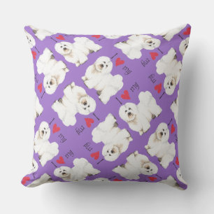 Cojín De Exterior Me encanta mi Coton de Tulear