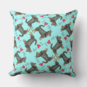 Cojín De Exterior Me encanta mi Heeler de Lancashire