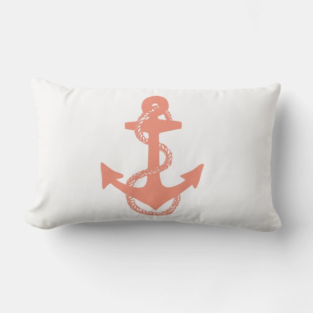 Cojín De Exterior moda ANCHOR náutico de dos lados | (Anverso)