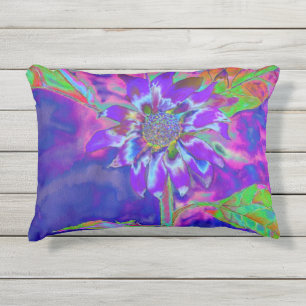 Cojín De Exterior Moda boho girasol púrpura