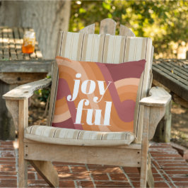 Cojín De Exterior Moda Retro Funky Abstract Waves Art Pattern