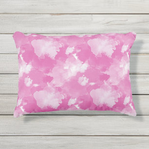 Cojín De Exterior modelo rosado de la acuarela