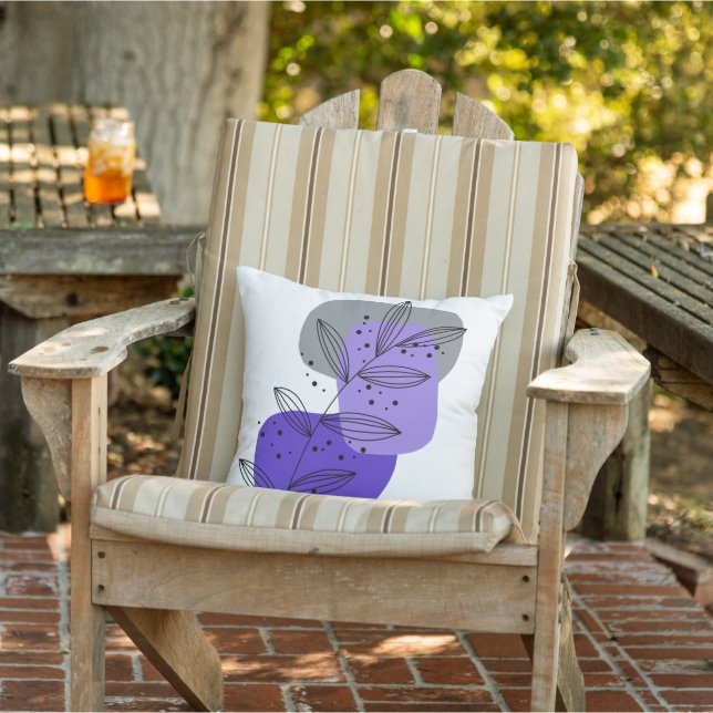 Cojín De Exterior Moderna moda Resumen floral Moda Boho (Silla)