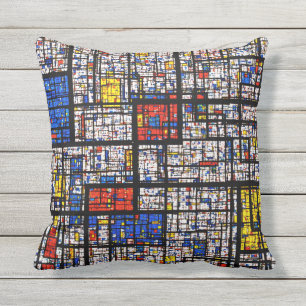 Cojín De Exterior Mondrian en Grunge