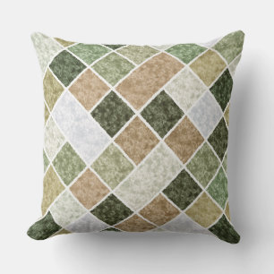 Cojín De Exterior mosaico en tonos grises