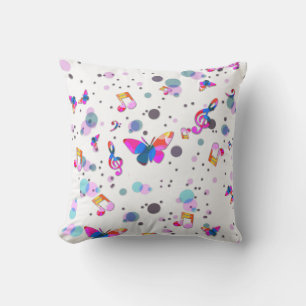Cojín De Exterior Música colorida bailando
