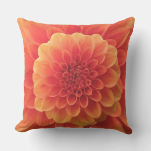 Cojín De Exterior Naranja Dahlia