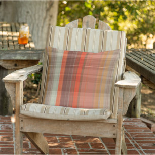 Cojín De Exterior Naranja verde y yeso amarillo