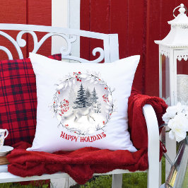 Cojín De Exterior Navidades Snow Fox | Escenario invernal |