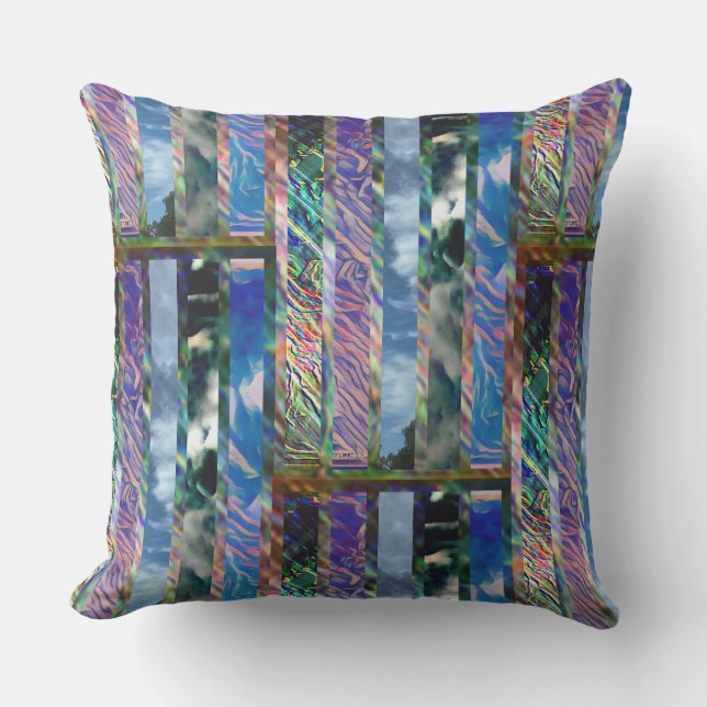 COJÍN DE EXTERIOR #OCEAN&SKY #THESURFINGMERMAID @ MAGHIE.ORG (Anverso)