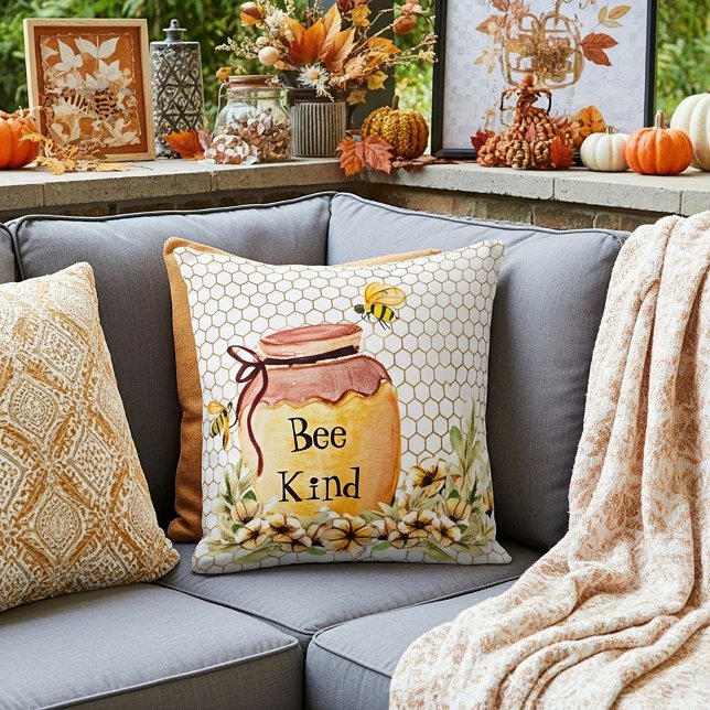 Cojín De Exterior Olla de miel amable (Subido por el creador)