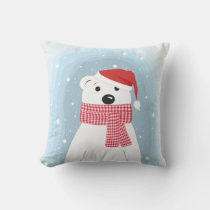 Cojín De Exterior Oso polar en Sta Sta., personalizado