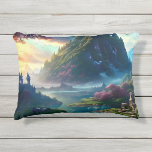Cojín De Exterior Paisaje pintoresco Cuatro