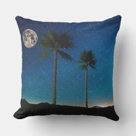 Cojín De Exterior Palmeras por la noche
