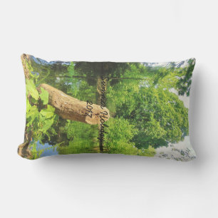 Cojín De Exterior Parque del lago de fotografía de la naturaleza de