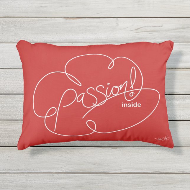 Cojín De Exterior PASIÓN dentro - CloudS en negrita - W (Anverso)