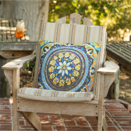 Cojín De Exterior Patio de mallica castellana romana medieval